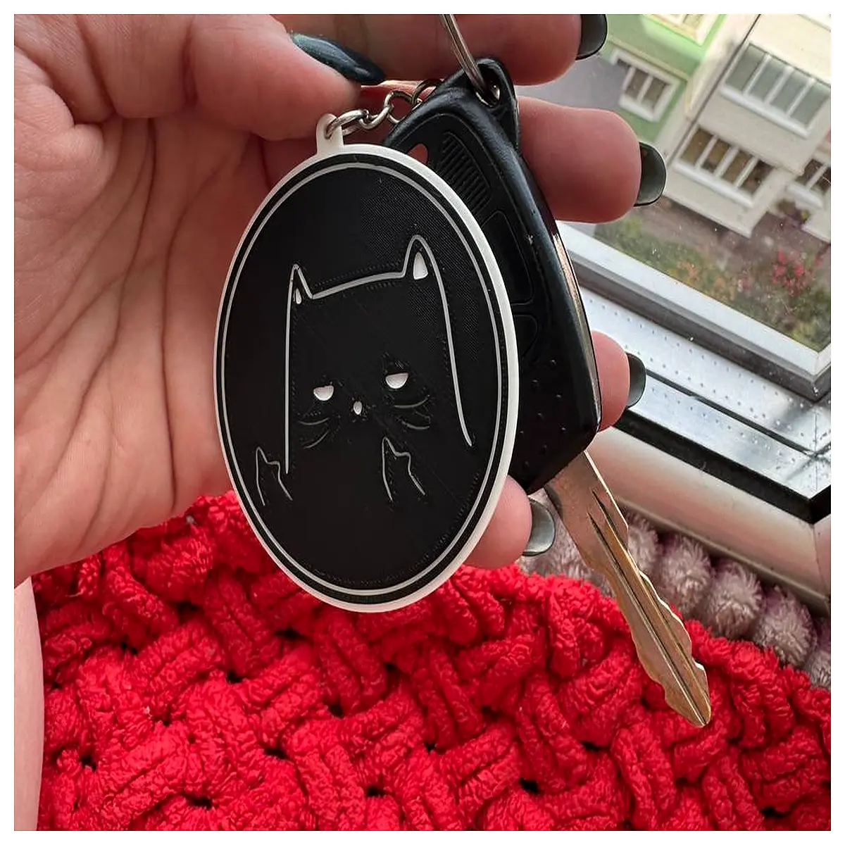 cute cat keychain for women men fluffy animal bag charm cartoon pet accessory cat lovers