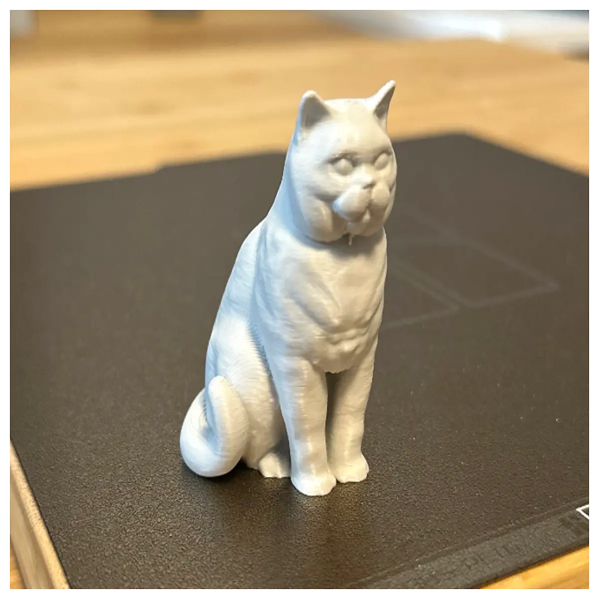 cute sitting cat statue figurine for home decor shelf desk ornament garden yard animal sculpture gift