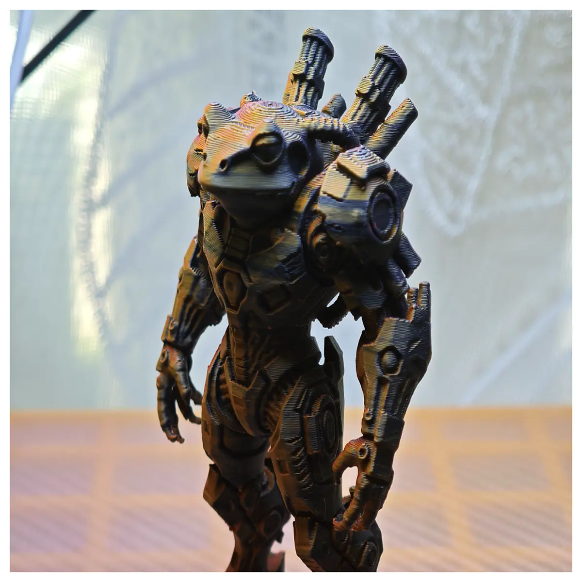 mecha dragon statue pu lao mythical beast collector resin figure decorative home piece