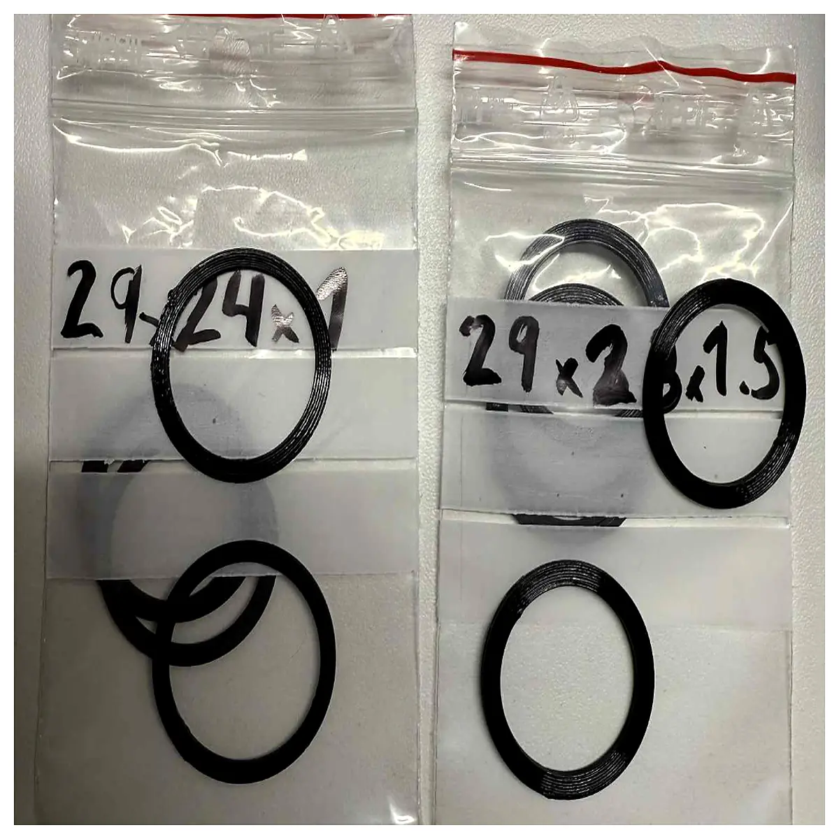 rubber gasket seal 29x24x1mm 29x23x15mm thick washer for pump pipe fitting industrial machinery repair parts