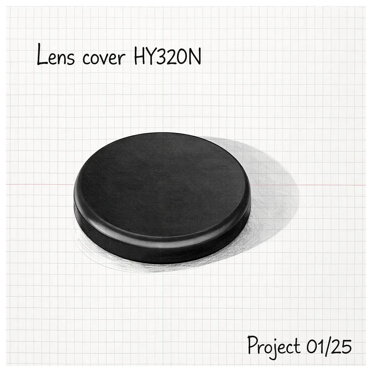 hy320n lens cap replacement protective cover for camera accessory