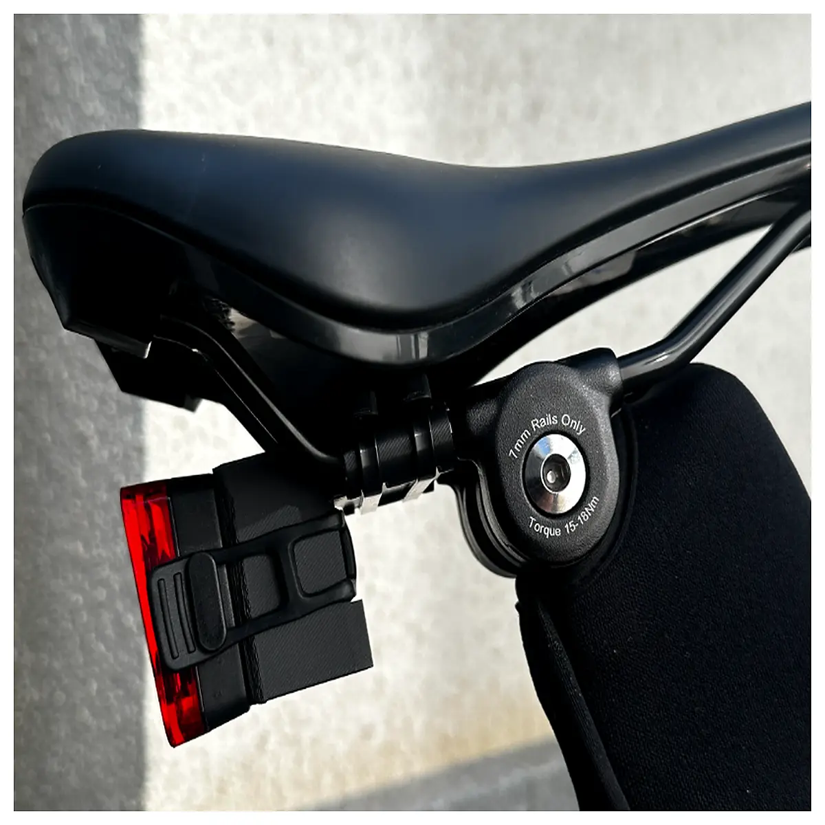 universal bike seat post reflector mount bracket clip for safety cycling night riding accessory