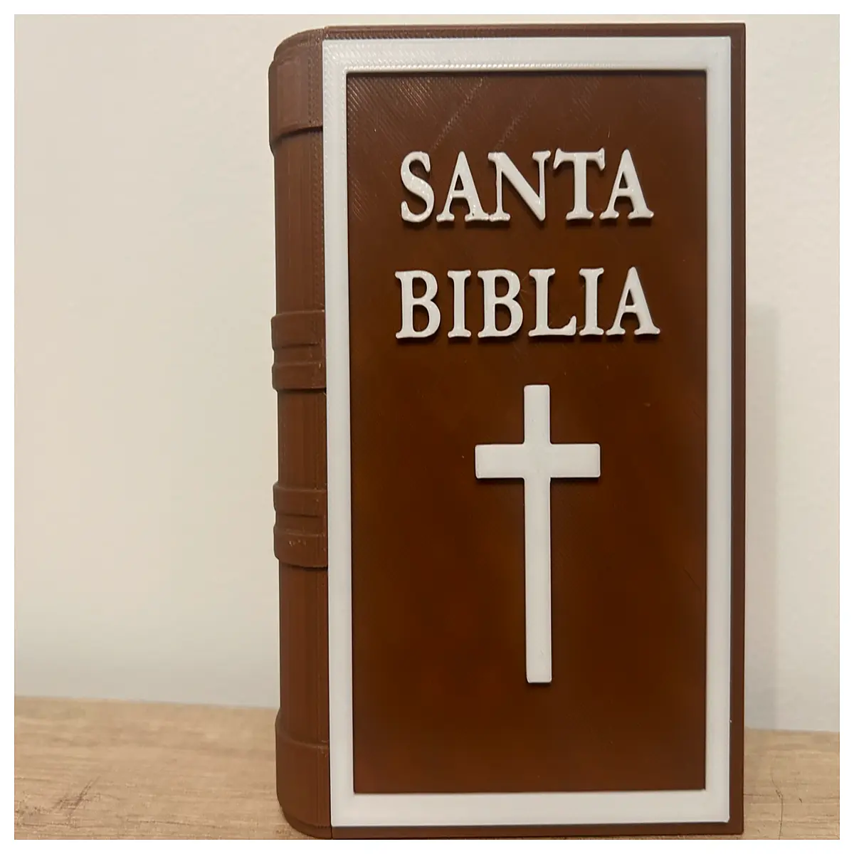 leather bible holder case with spanish text storage protective cover for holy scripture