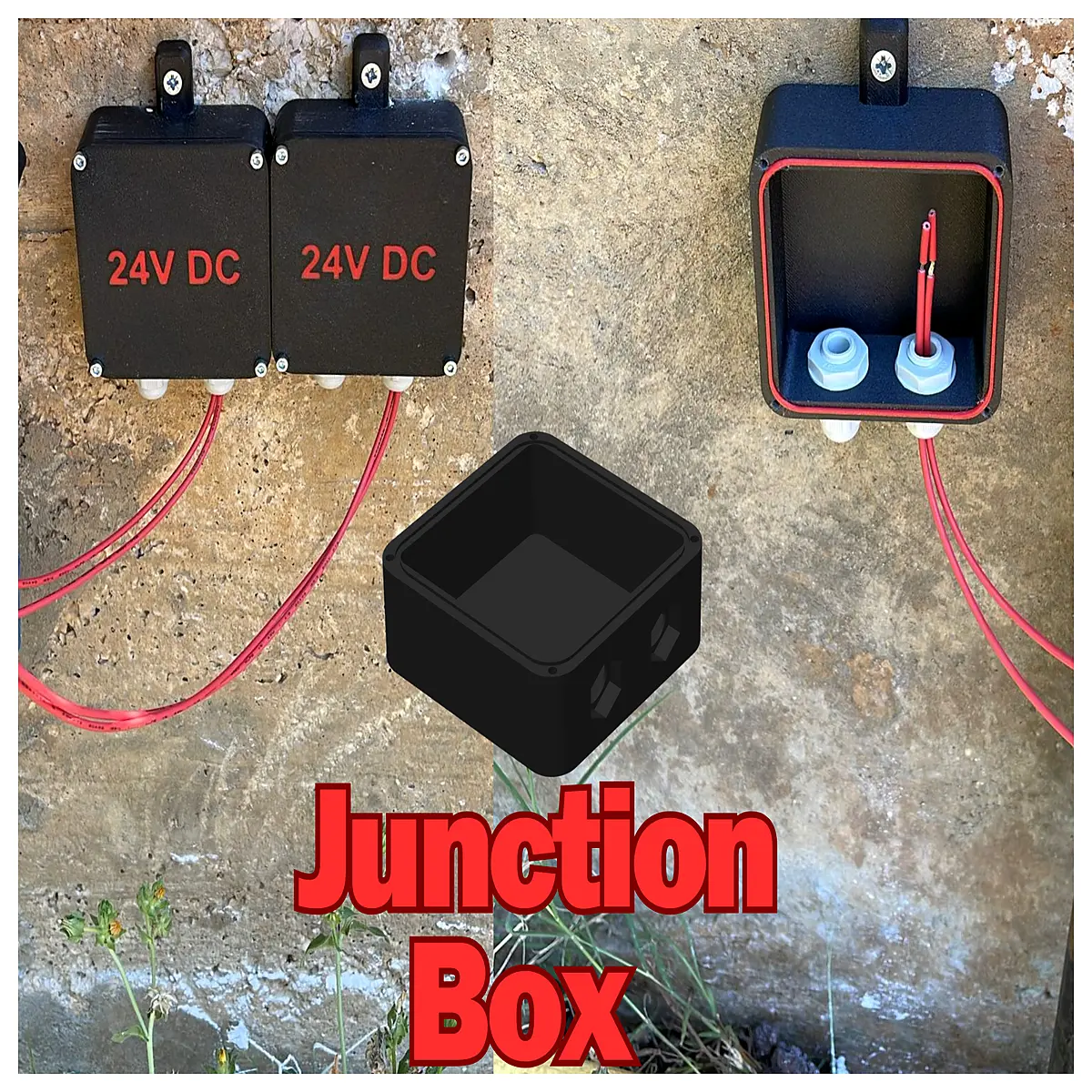 waterproof electrical junction box outdoor ip65 pvc wiring enclosure for solar panels and conduit fittings
