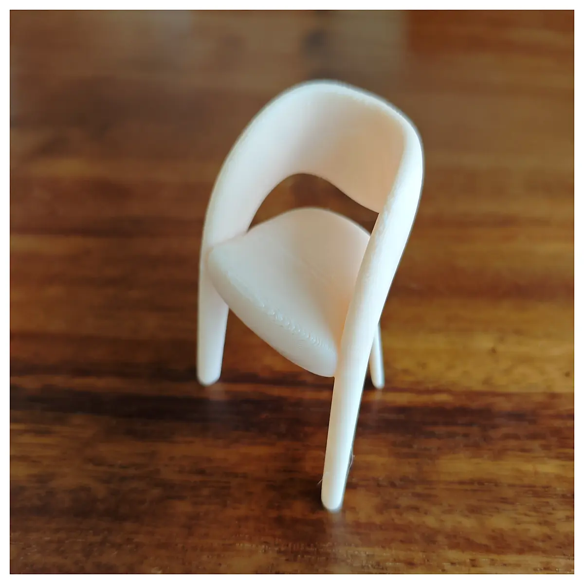 printable chair no support beginner friendly easy print low layer count