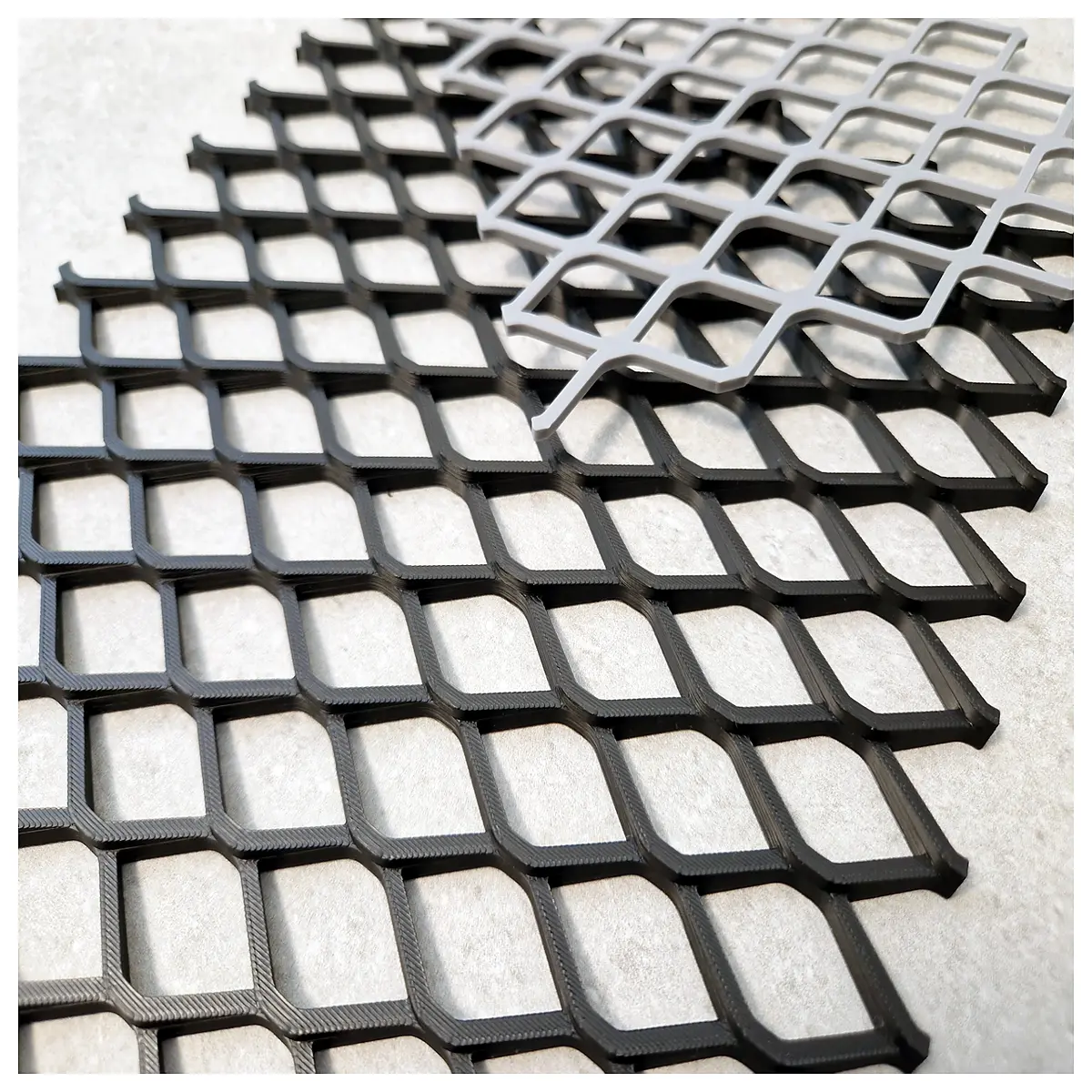 expanded metal plate with raised dimples anti slip tread plate industrial flooring duty non skid grating
