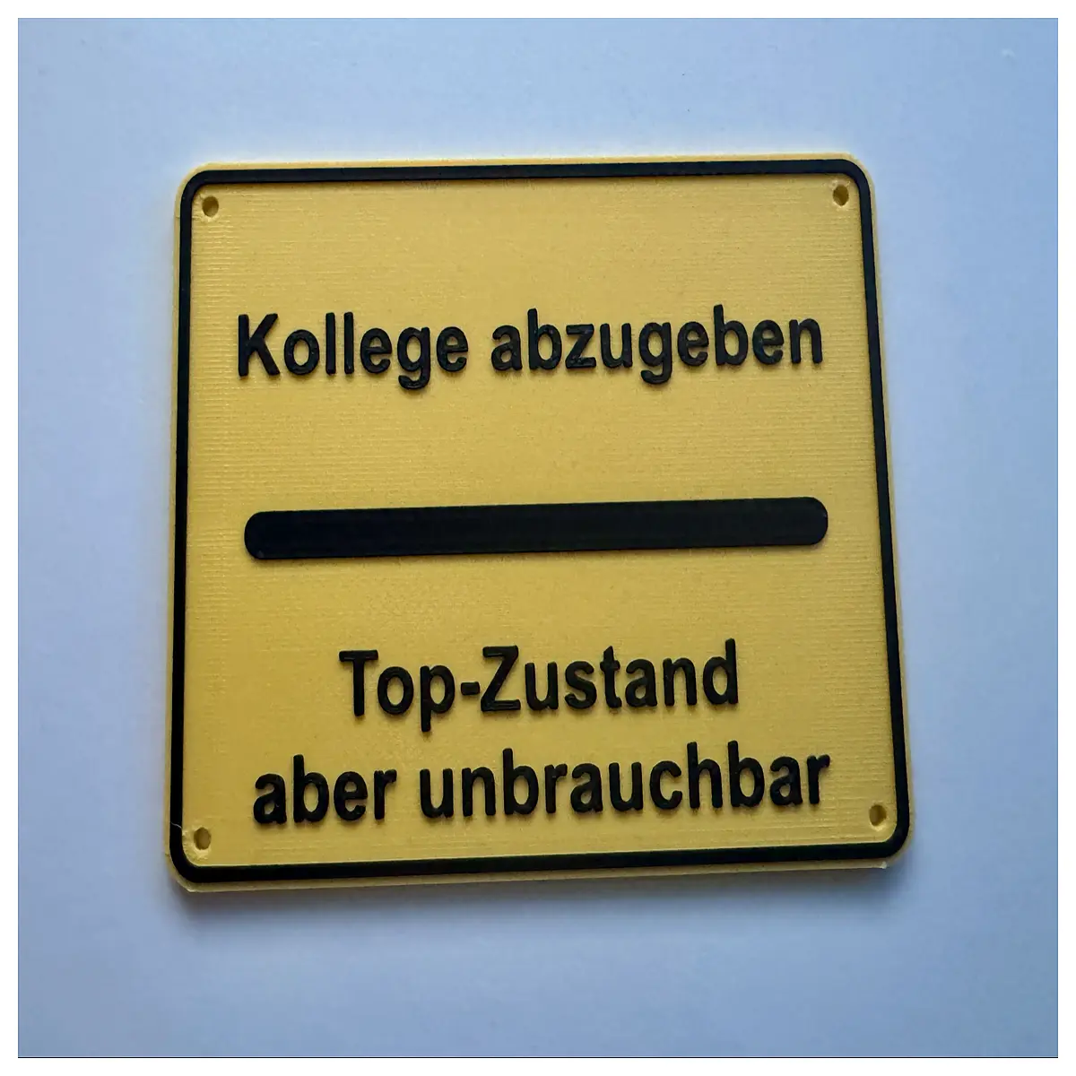 funny office desk name plate for coworkers humorous resignation sign leaving party decor gag gift
