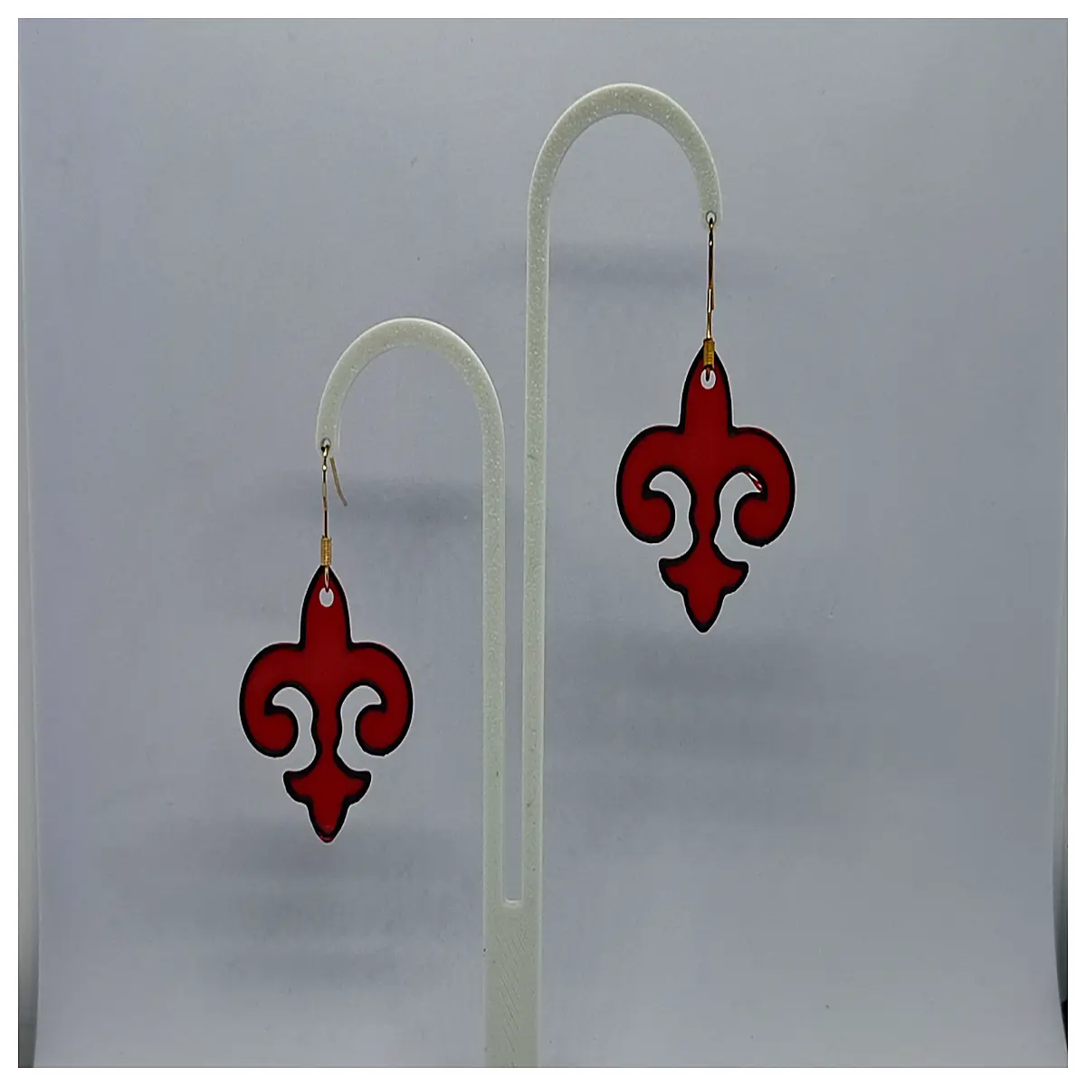 flame flower earrings for women fire leaf drop jewelry fiery floral studs trendy oxidized silver flame leaves