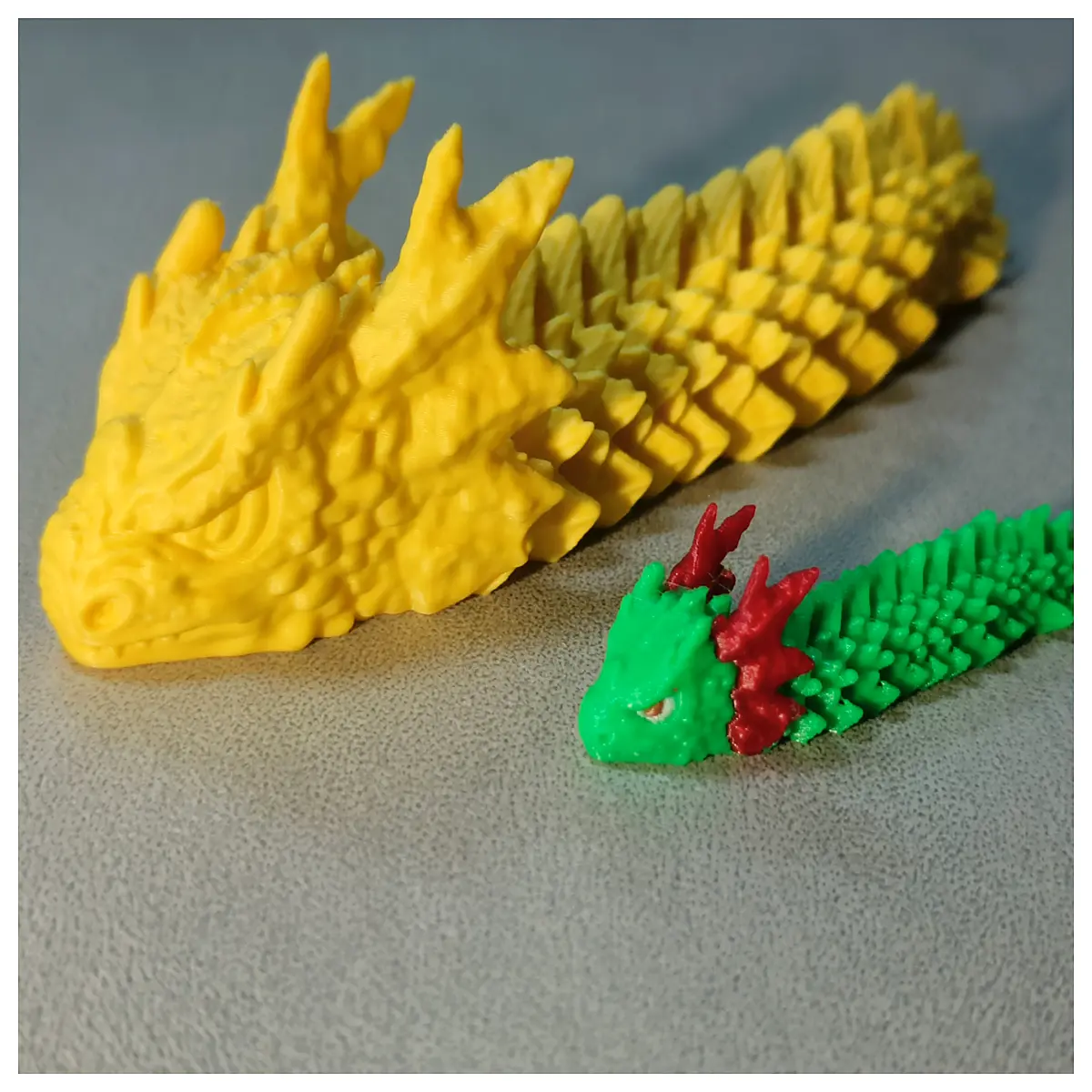 printed dragon hinge mechanism articulated toy parts diy assembly