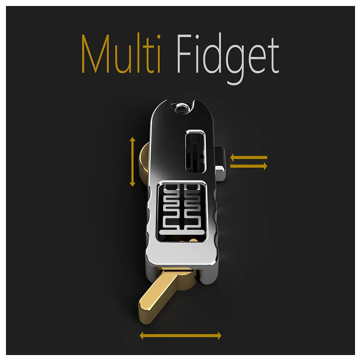 multi tool keychain fidget toy stress relief anxiety reducer pocket gadget for men women