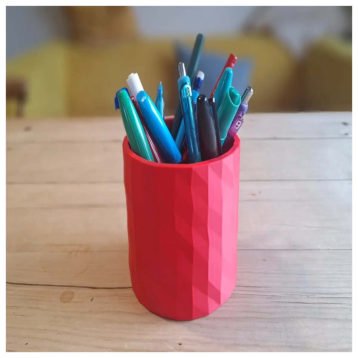 aesthetic pencil holder desk organizer modern minimalist pen cup for home office school supplies cute storage container