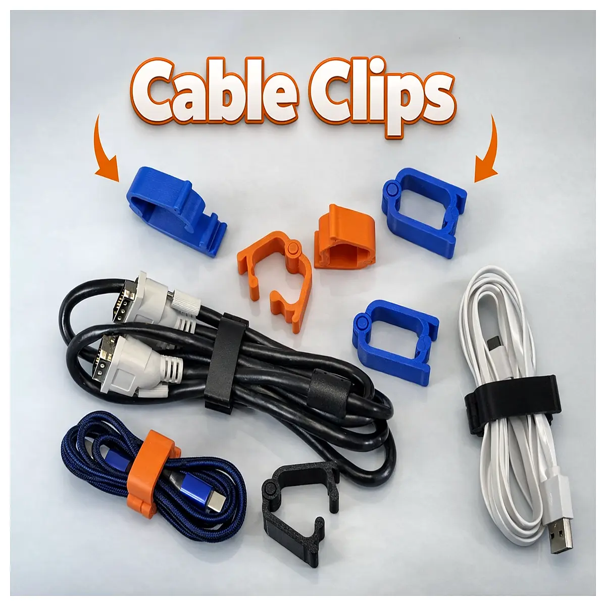magnetic cable clips organizer for desk wire management system cord holder mount anti wire clipper for home office sticky back cable organizer