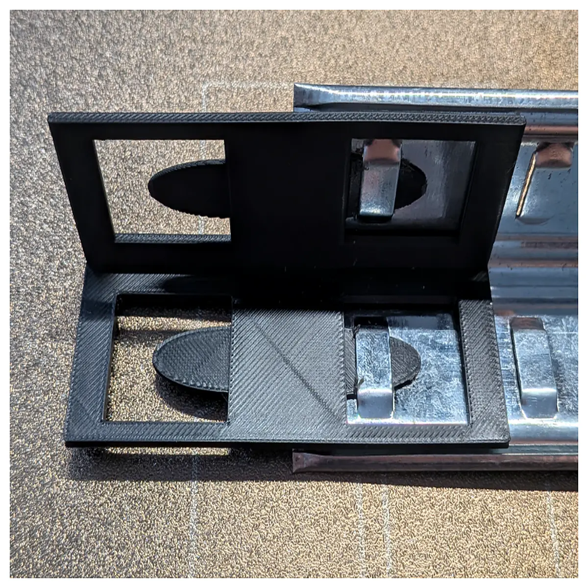 duty slotted angle shelf connector bracket hardware for industrial racking system parts