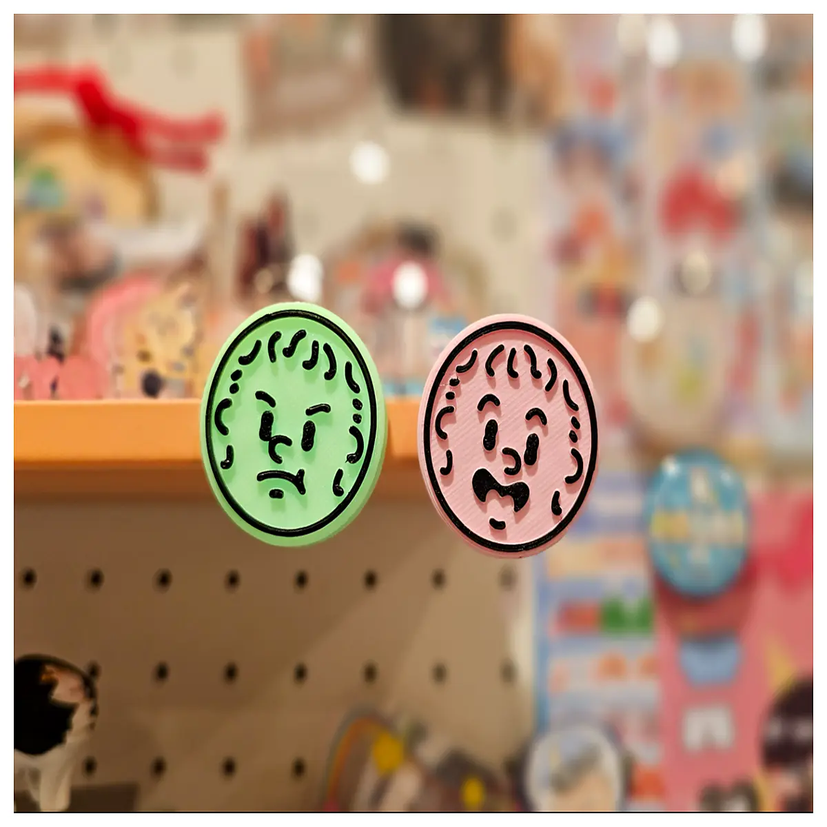 eason chan big head magnet fridge sticker collectible gift souvenir