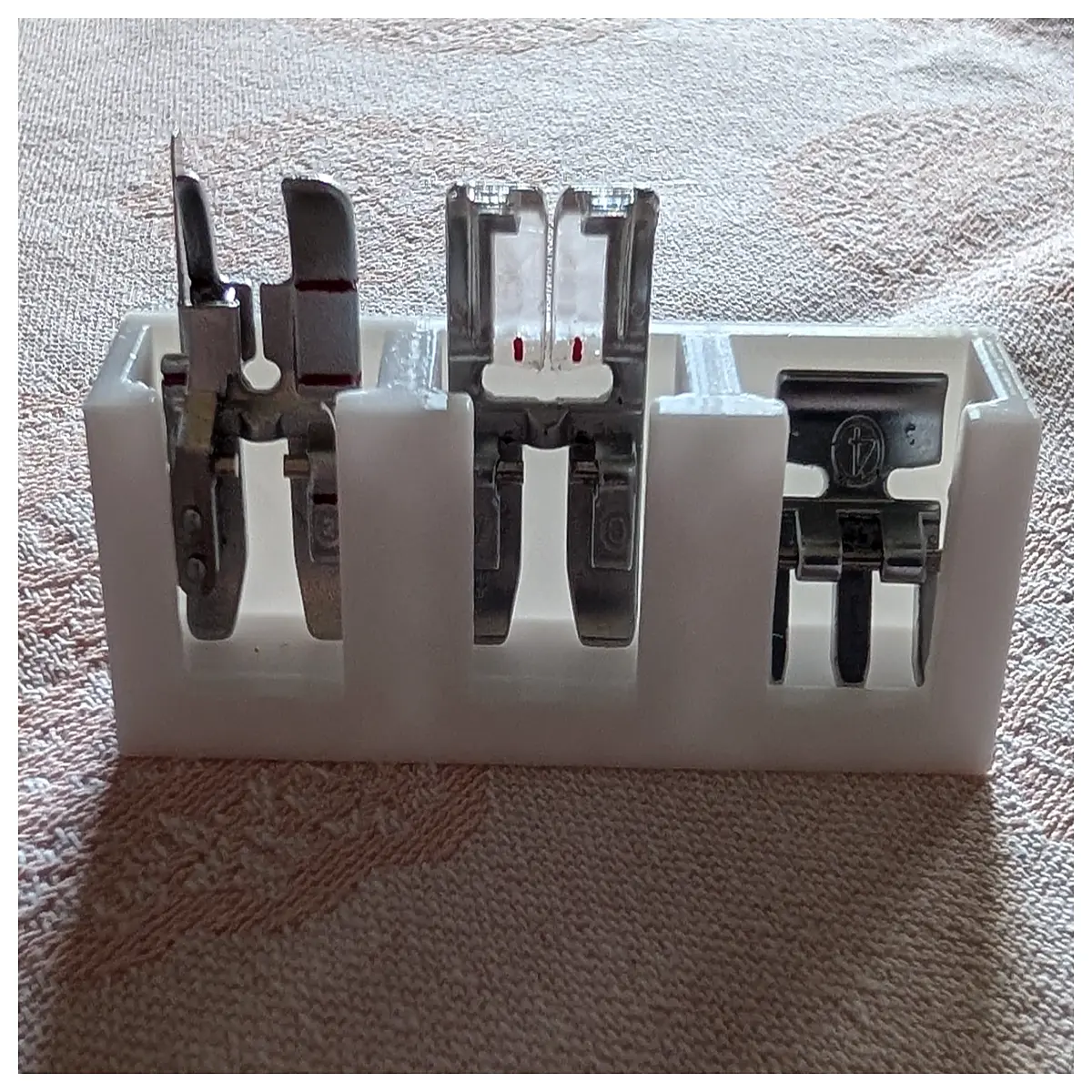 pfaff sewing machine presser foot holder accessory compatible with pfaff 2015 3004 760 multi foot organizer rack