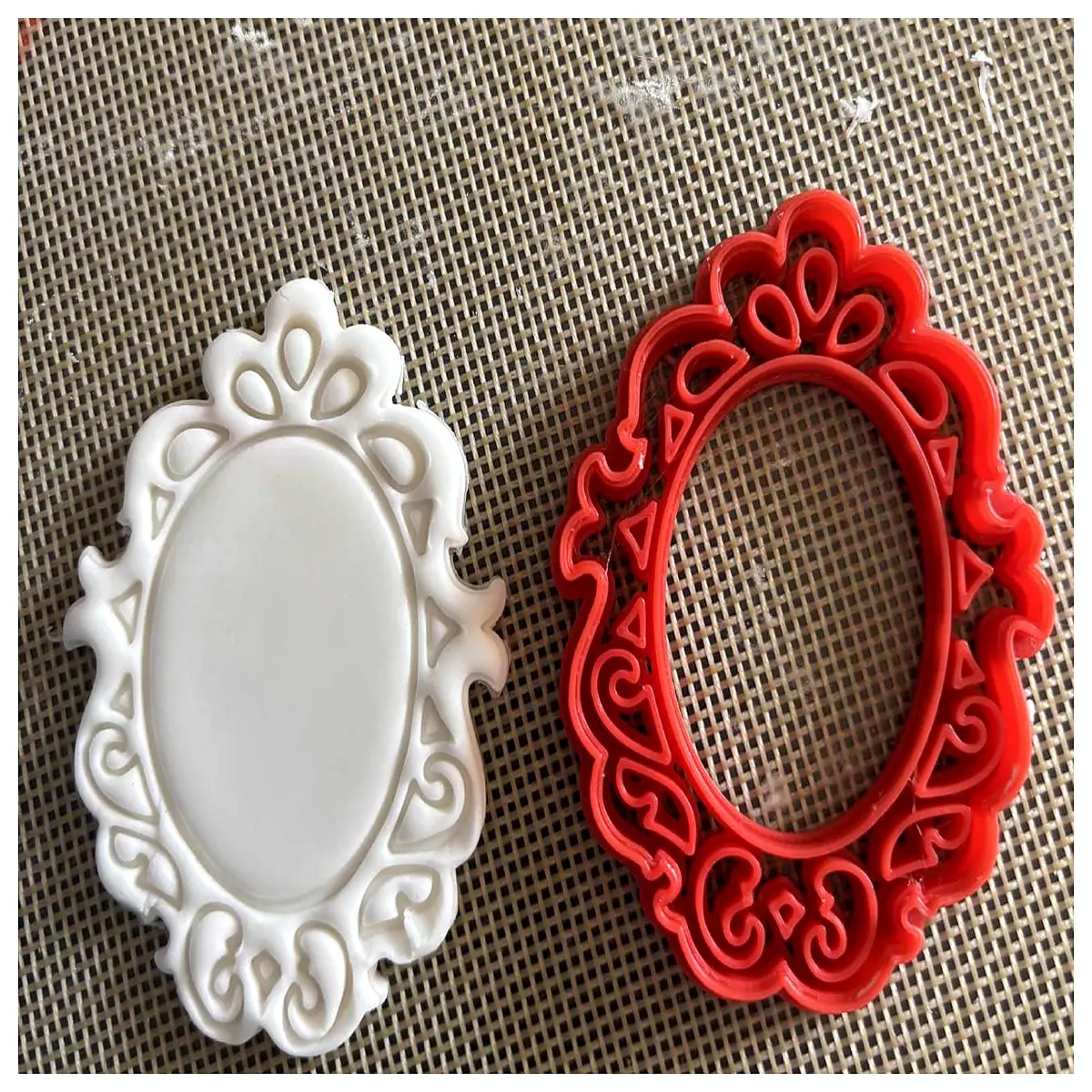 clay cookie cutter frame set for polymer clay jewelry making diy crafts stamping tools