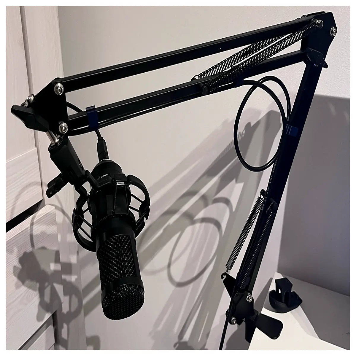 cable management clips for microphone boom arm organizer holder wire routing tidy cord