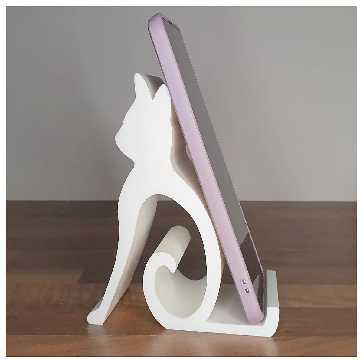 cute cat hand grip phone holder for streaming tiktok live video recording selfie stick mount