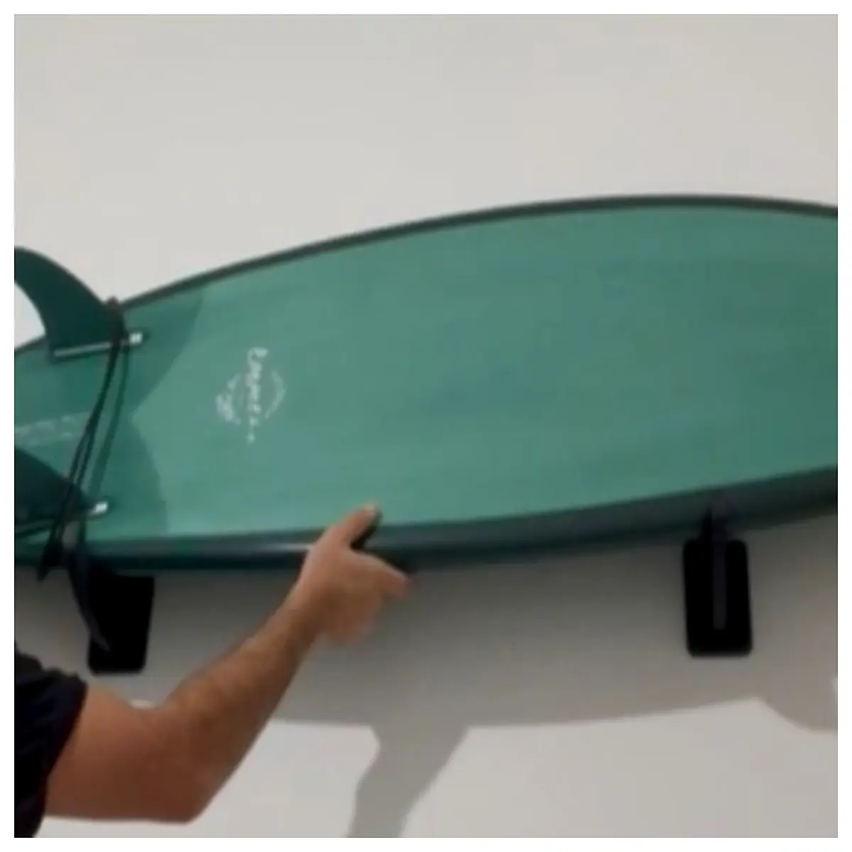 surfboard wall rack mount storage for home garage roof j hook duty surf board holder