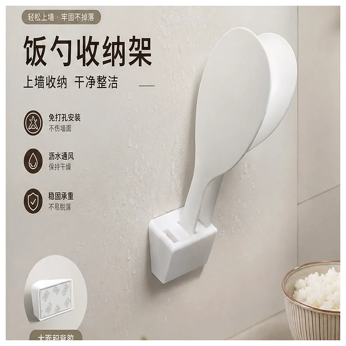 kitchen spoon rest holder for 3 spoons multi size ladle rack countertop organizer