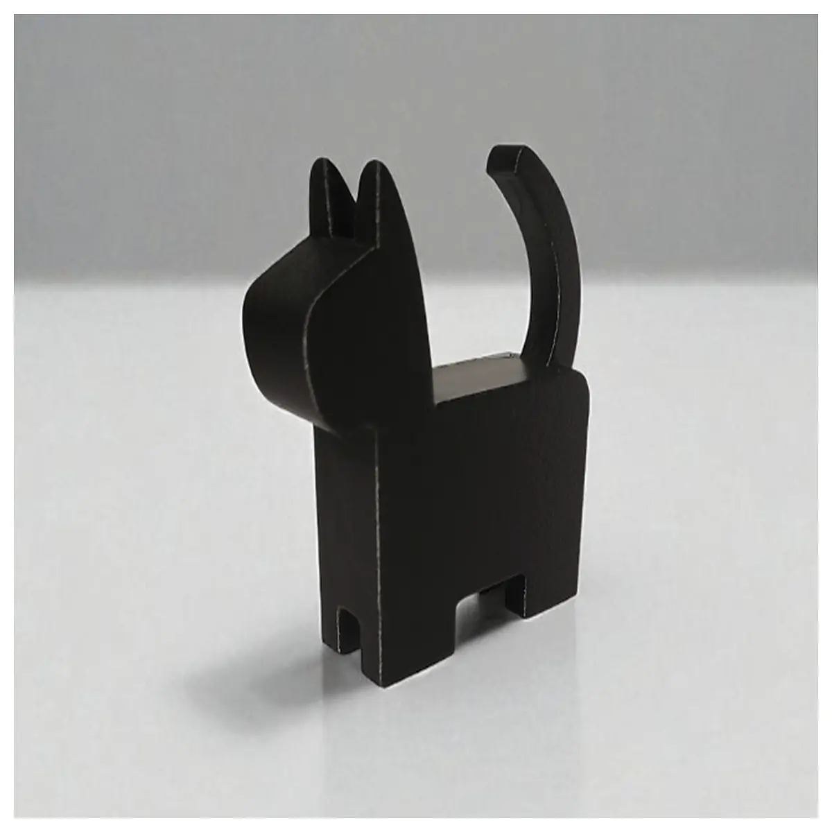 minimalist modern cat sculpture resin figurine home decor office desk ornament animal art gift