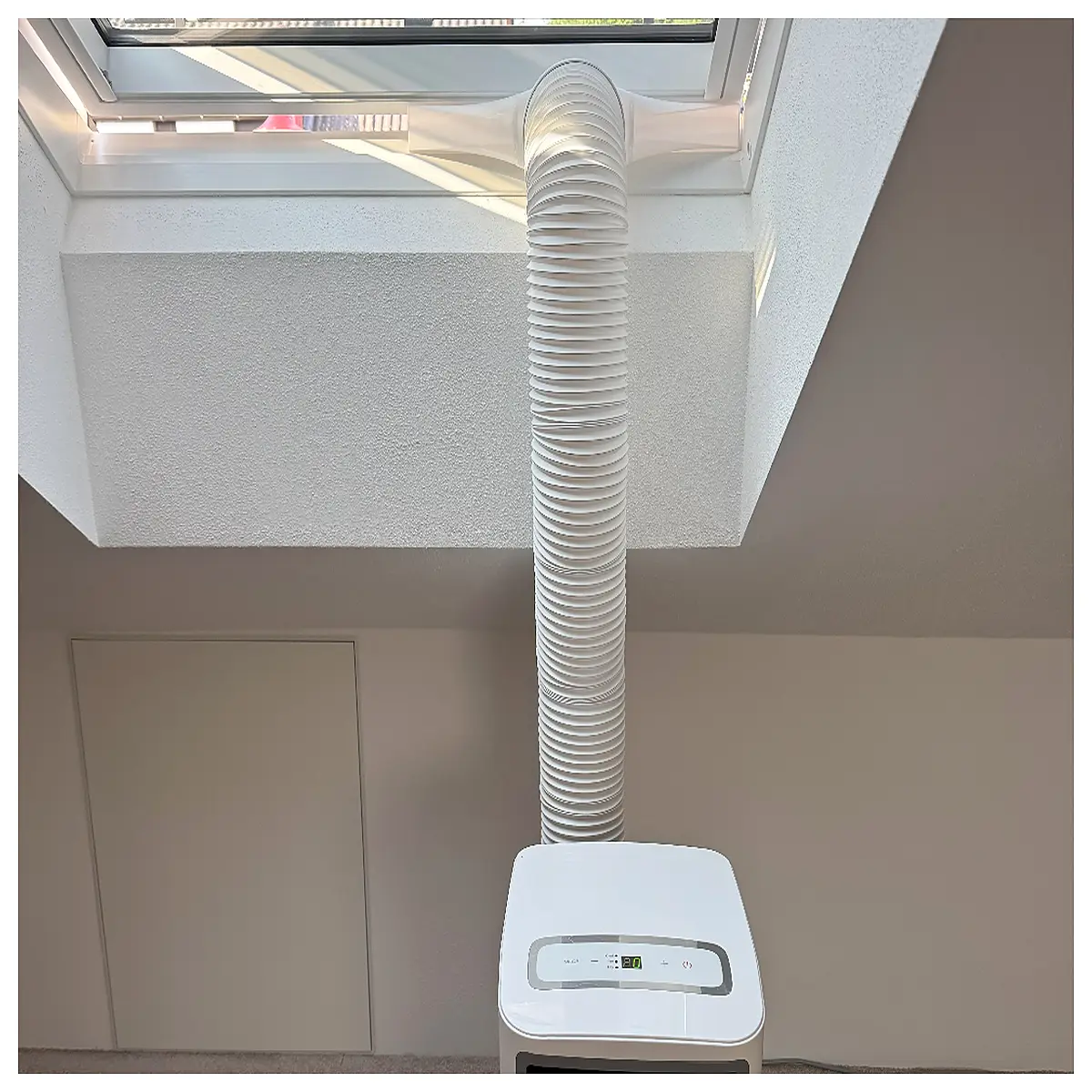 vehicle roof vent adapter for ac exhaust hose universal car window defogger tube connector