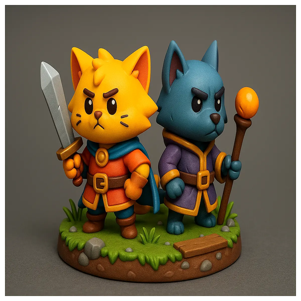 cat mini game co op puzzle adventure for kids