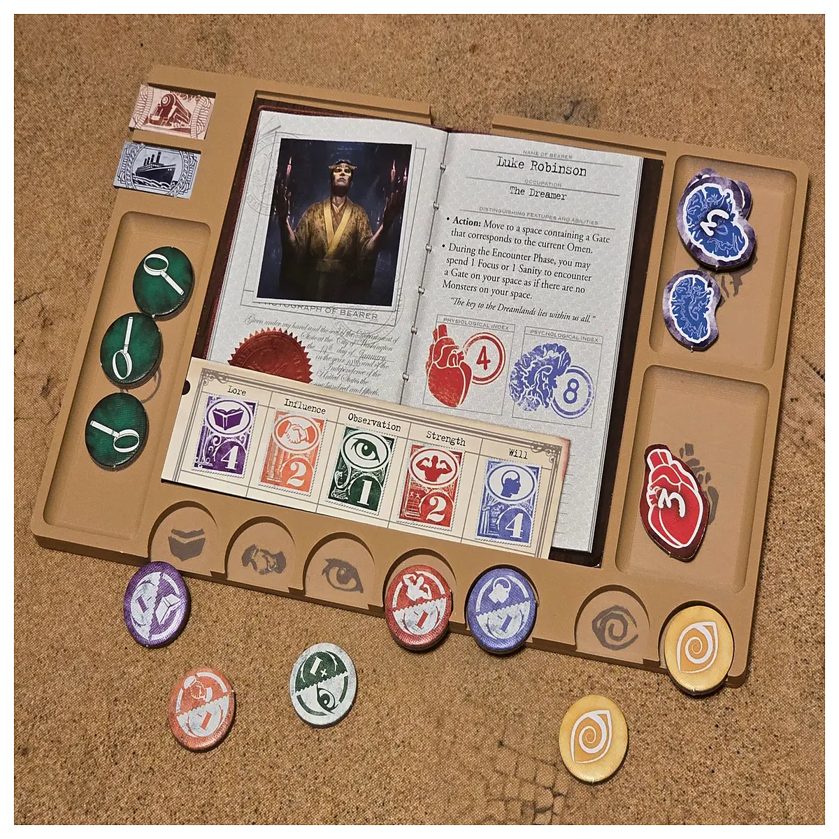 cthulhu quick reference card ttrpg cheat sheet for players cthulhu mythos rules summary tabletop rpg handy guide