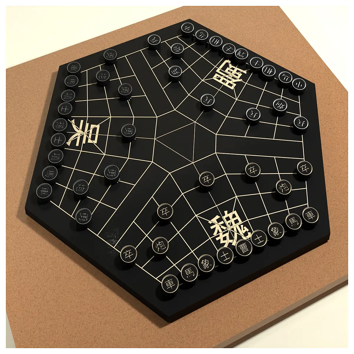 three kingdoms chess strategy board game for adults kids historical war tactics puzzle gift