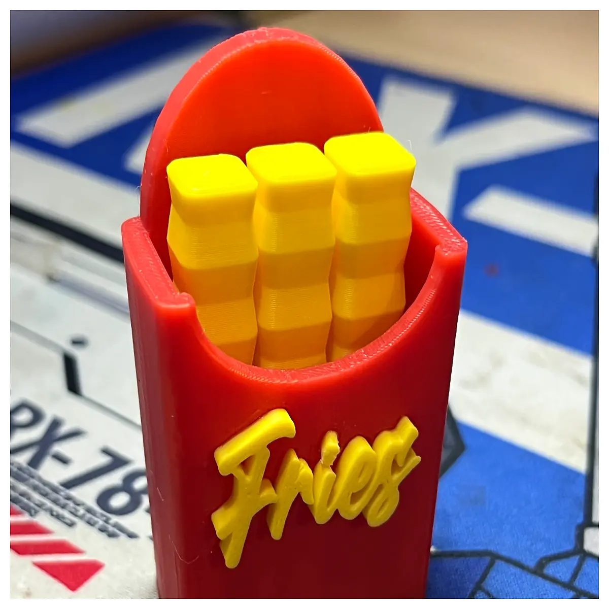 french fries magnet fridge souvenir foodie gift novelty