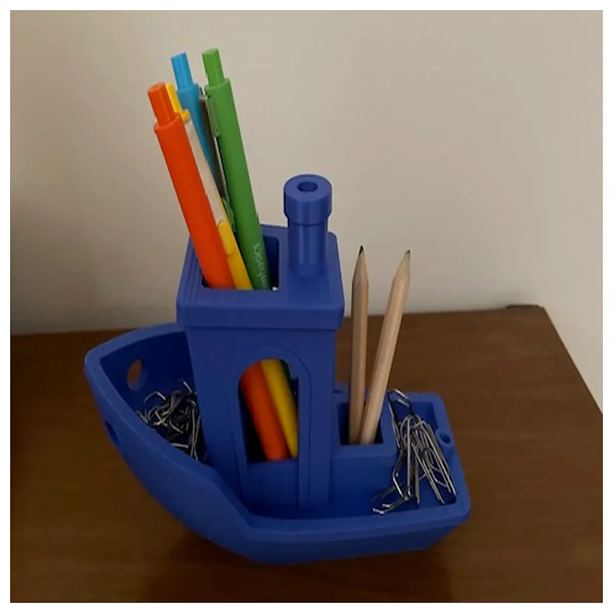 desktop organizer tray for pens and office supplies small desk caddy storage