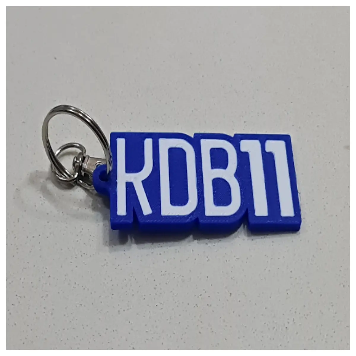 kevin de bruyne keychain manchester city gift metal car keys ring accessory
