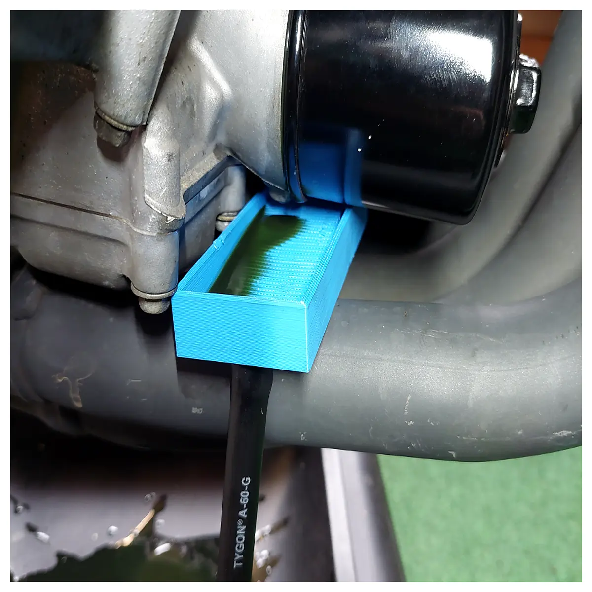 oil drain pan for filter wrench oil catch tray universal mechanic tool
