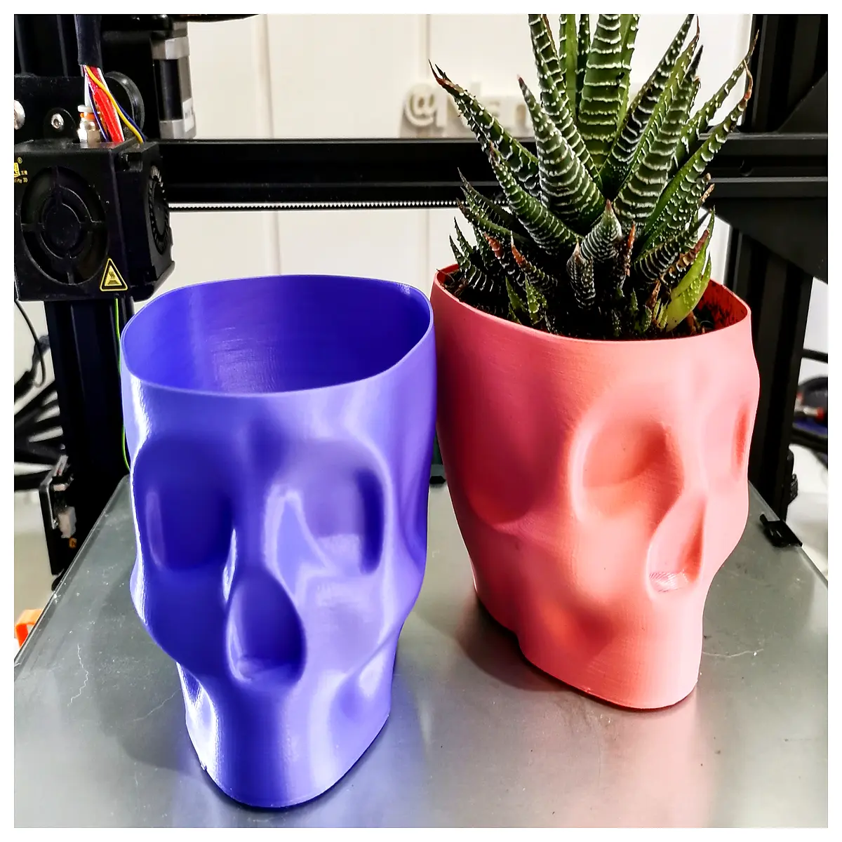 nora vase skull v2 gothic home decor dark aesthetic plant pot edgy interior design accessories