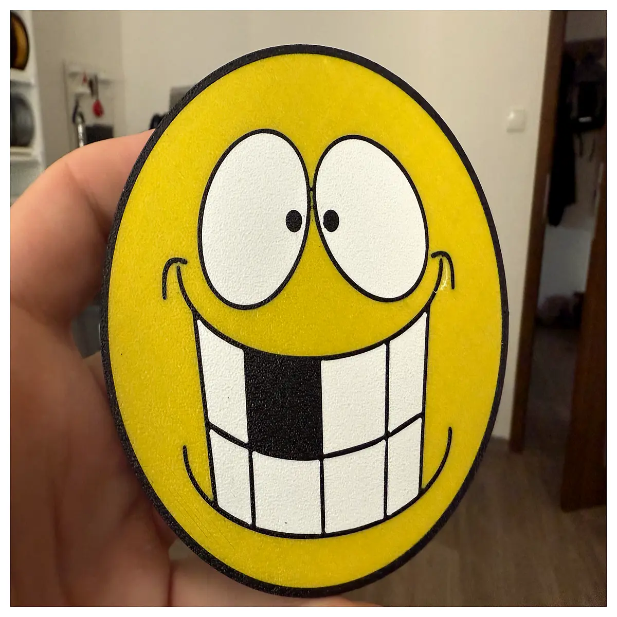 cute smiley face coaster set silicone non slip drink mat for coffee wine table protection