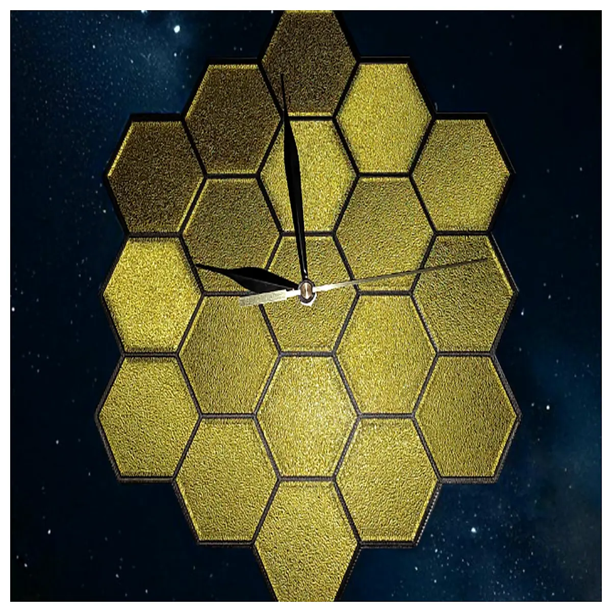 webb space telescope wall clock astronomy decor space science kids teens