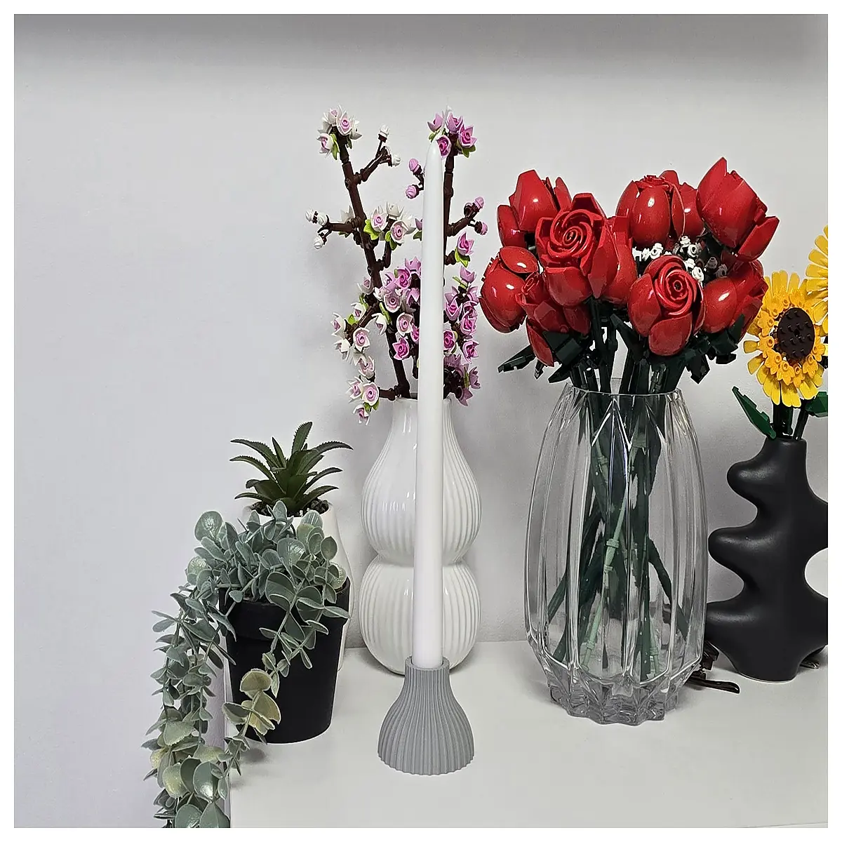 modern geometric candle holder centerpiece table decor for weddings events home