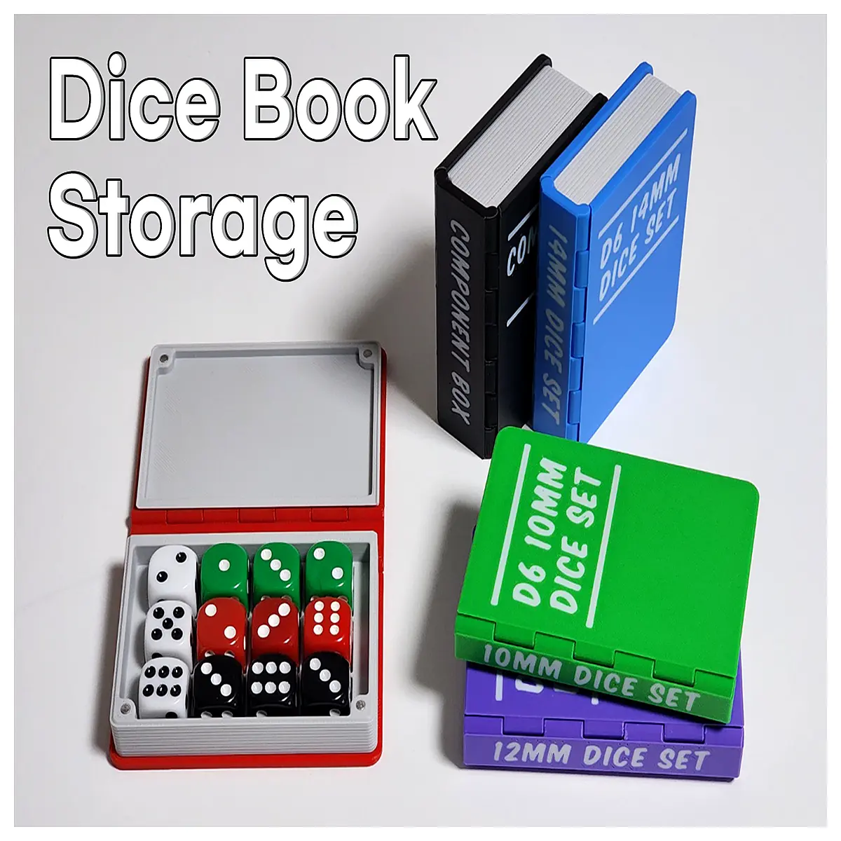 mini dice shaped book storage box for desk organization small toy cube container aesthetic stationery holder