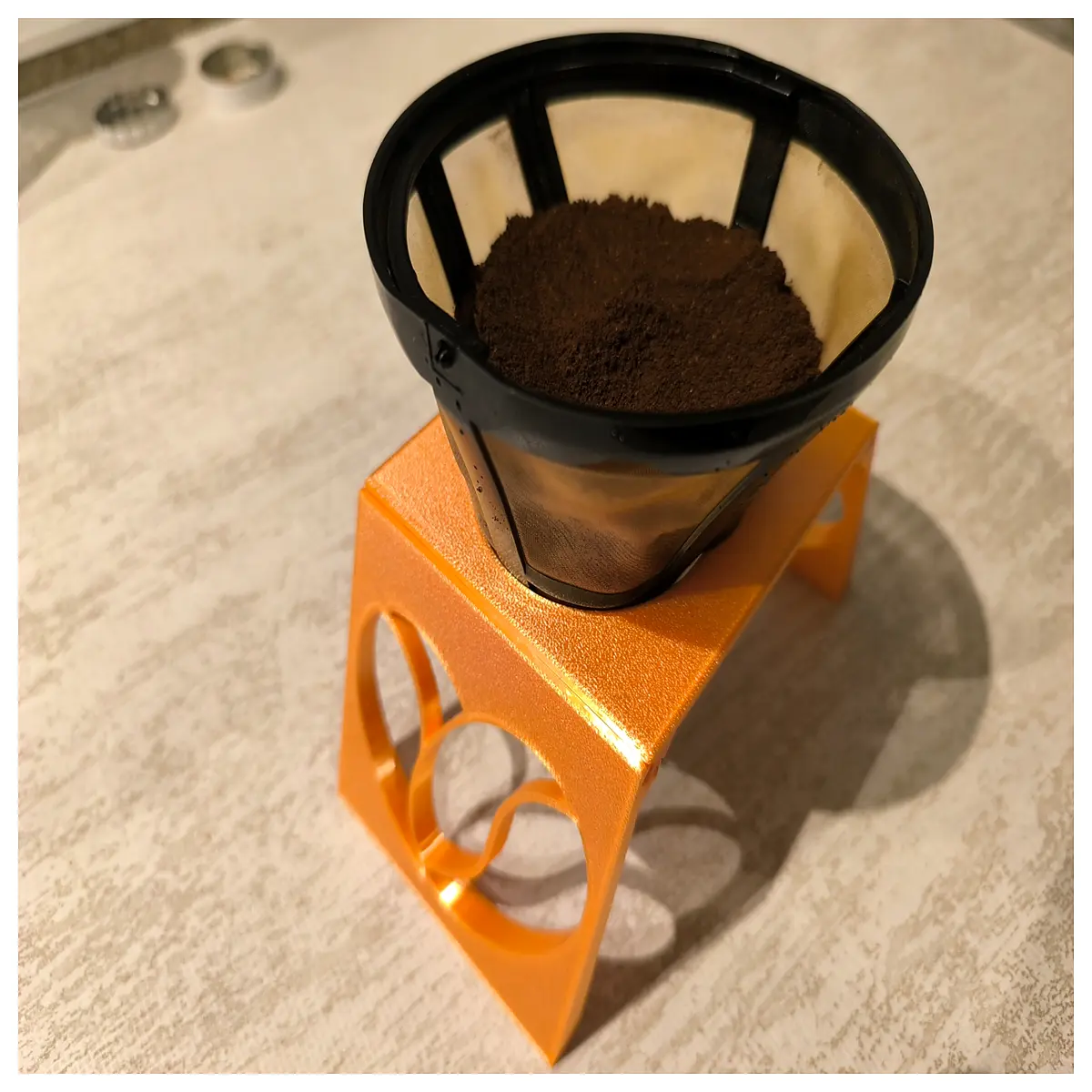 stainless steel coffee filter holder for pour over dripper reusable metal cone support rack for v60 kalita wave