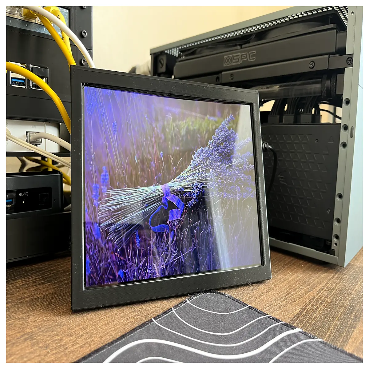 8 inch ips monitor housing shell case replacement frame for diy dual screen mount bracket