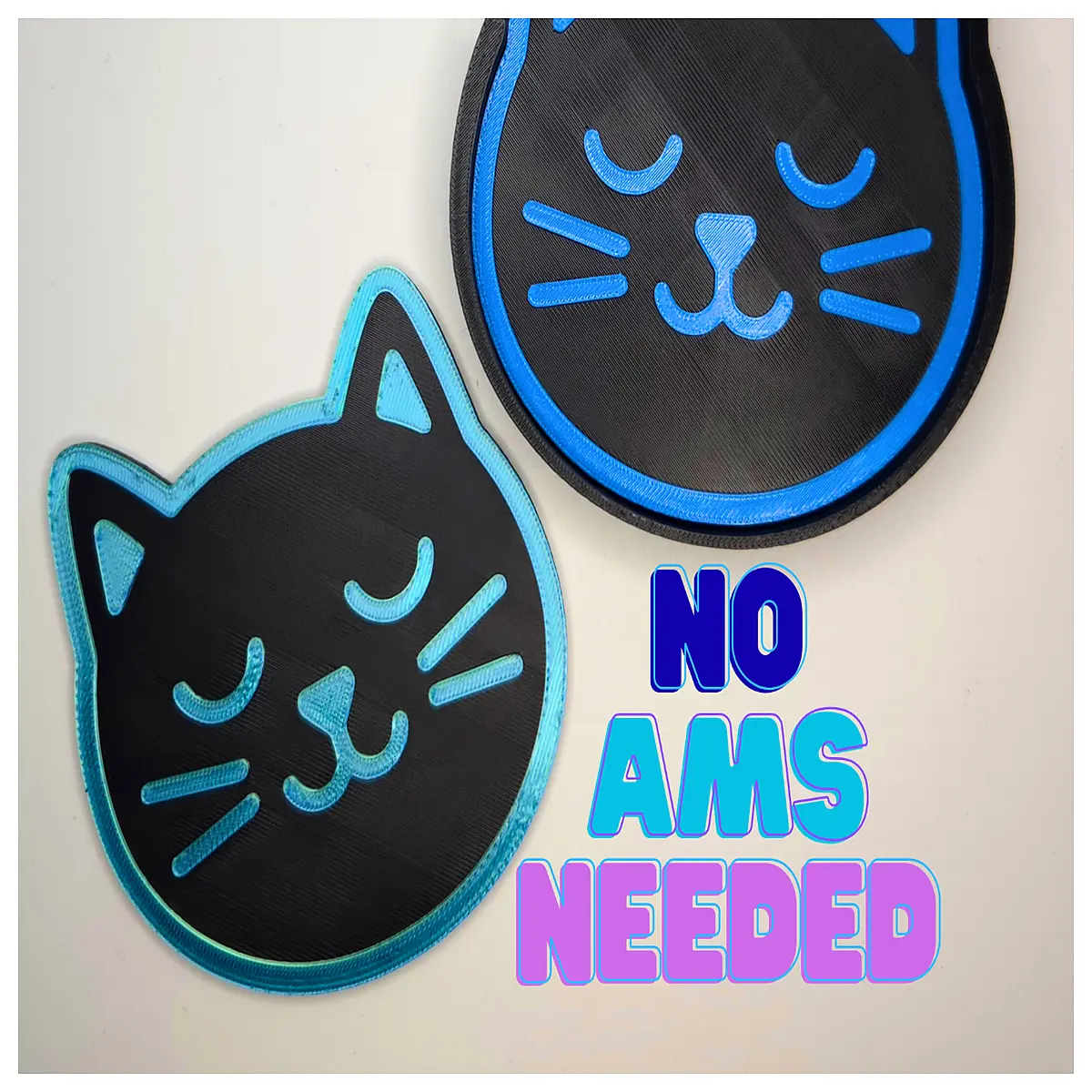 cute chubby cat coaster set with silicone heat cup holder for desk funny animal mug mat