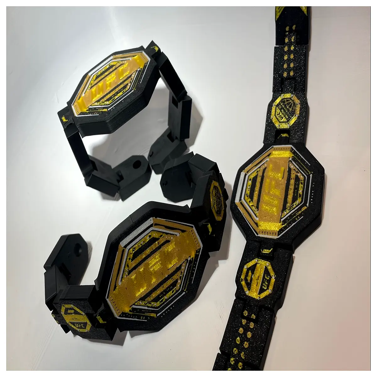 ufc championship belt action figure collectible fighting sports memorabilia piece for fans