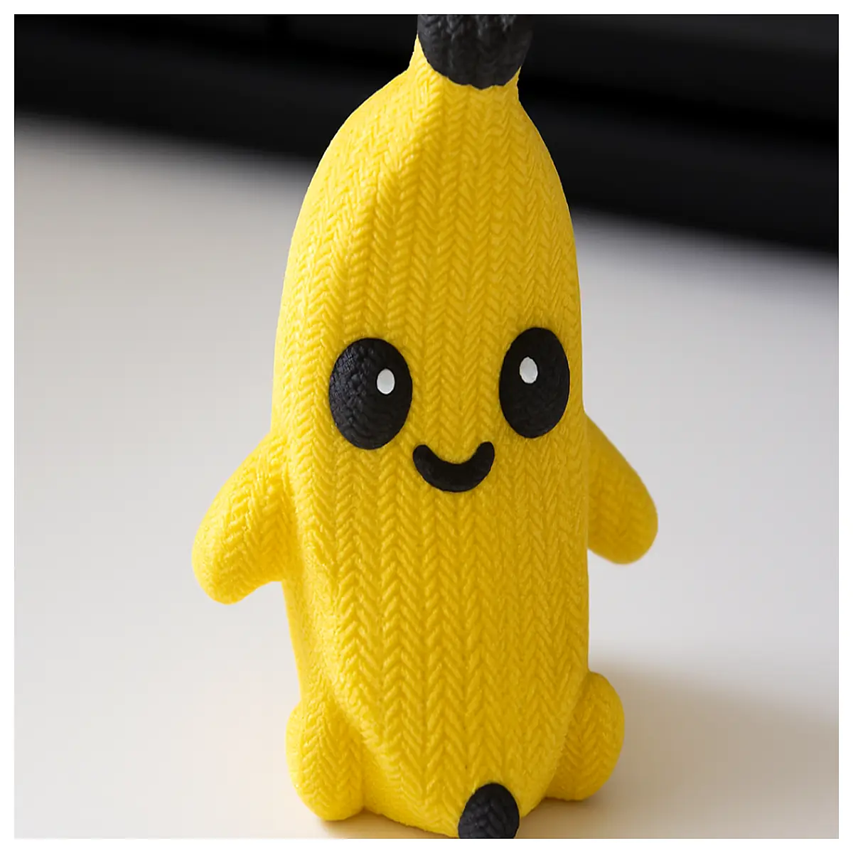 knitted plush banana toy soft squishy stress relief pillow for kids bedroom decor cute stuffed animal gift