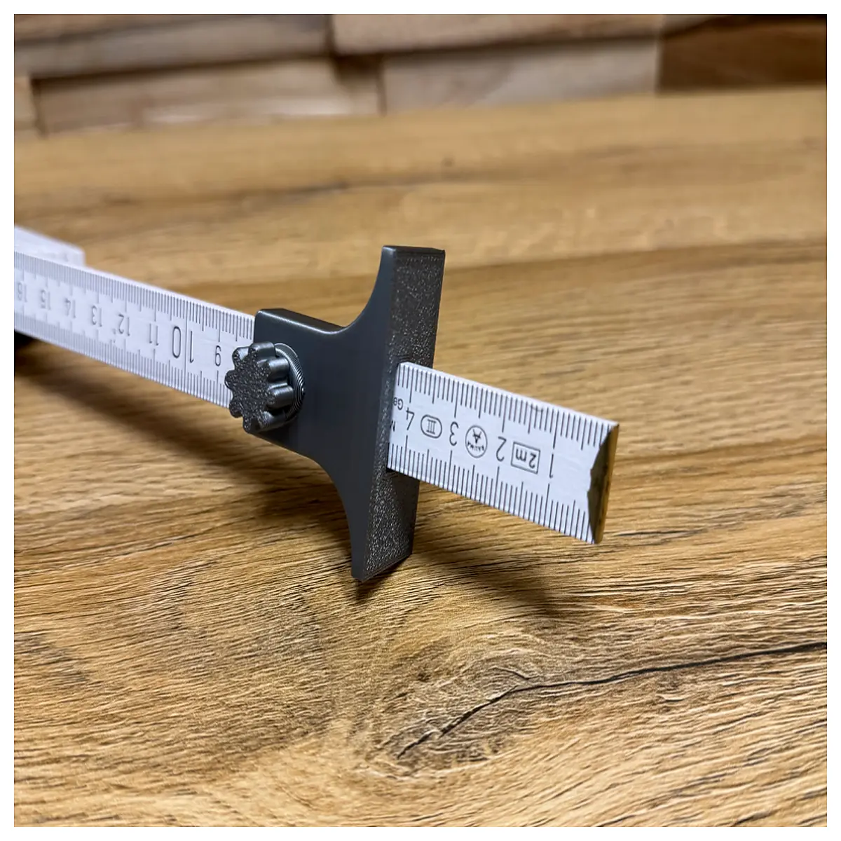 precision marking gauge for woodworking carpentry layout tool with ruler guide