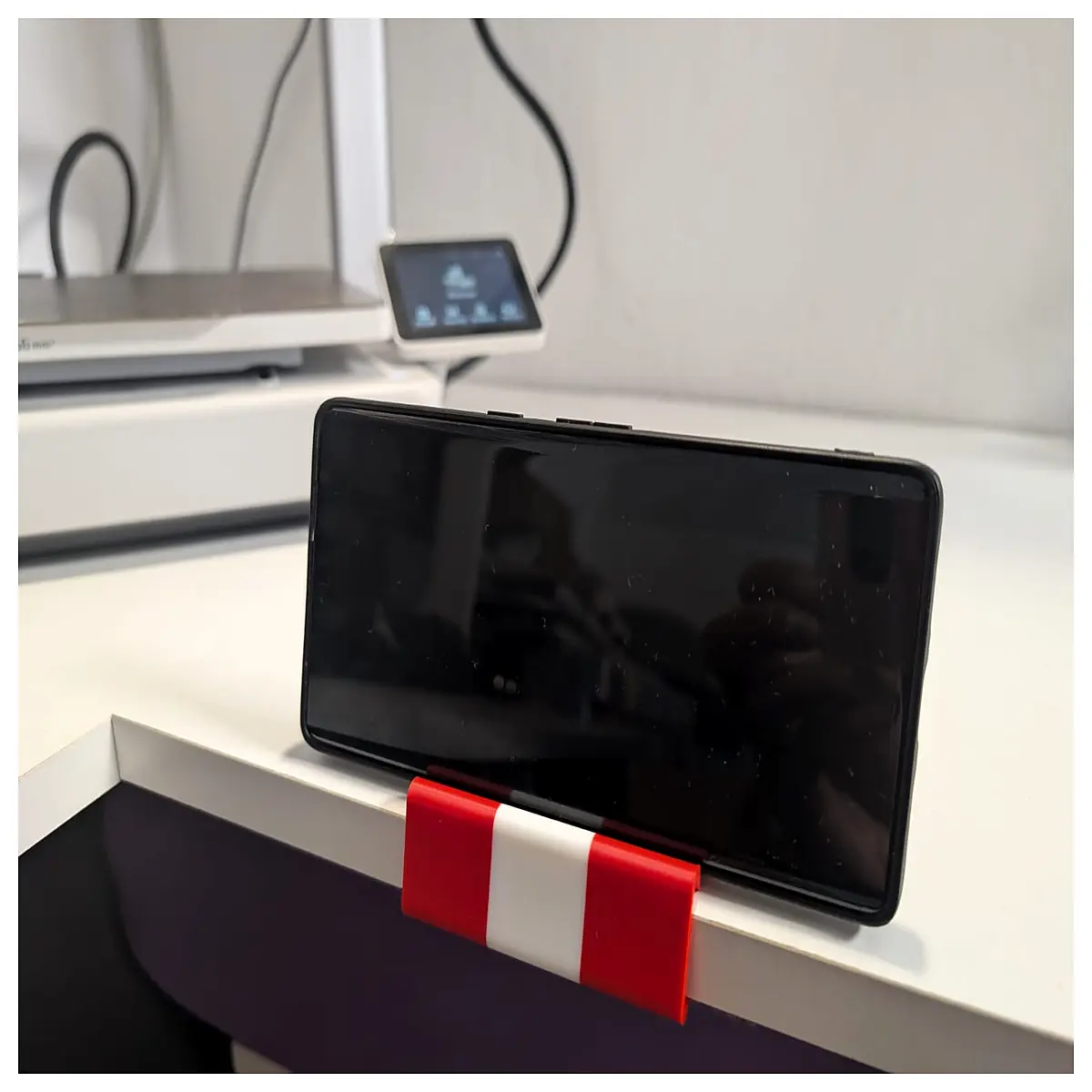 phone holder for desk adjustable clip mount tablet grip organizer