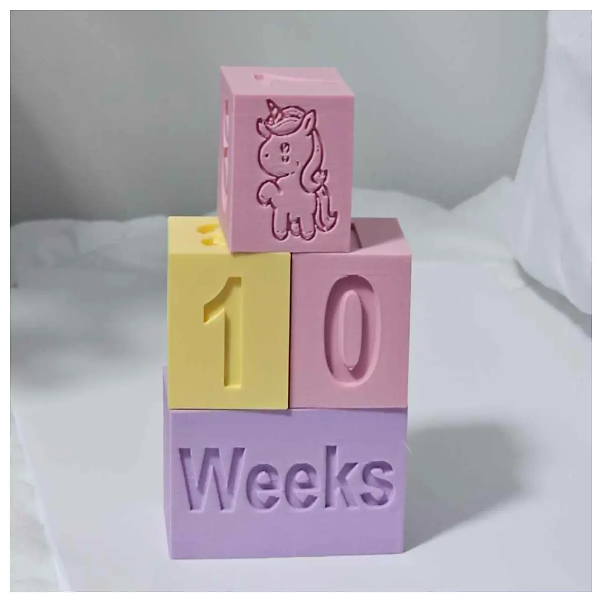 teddy bear baby milestone blocks monthly photo props first birthday decorations