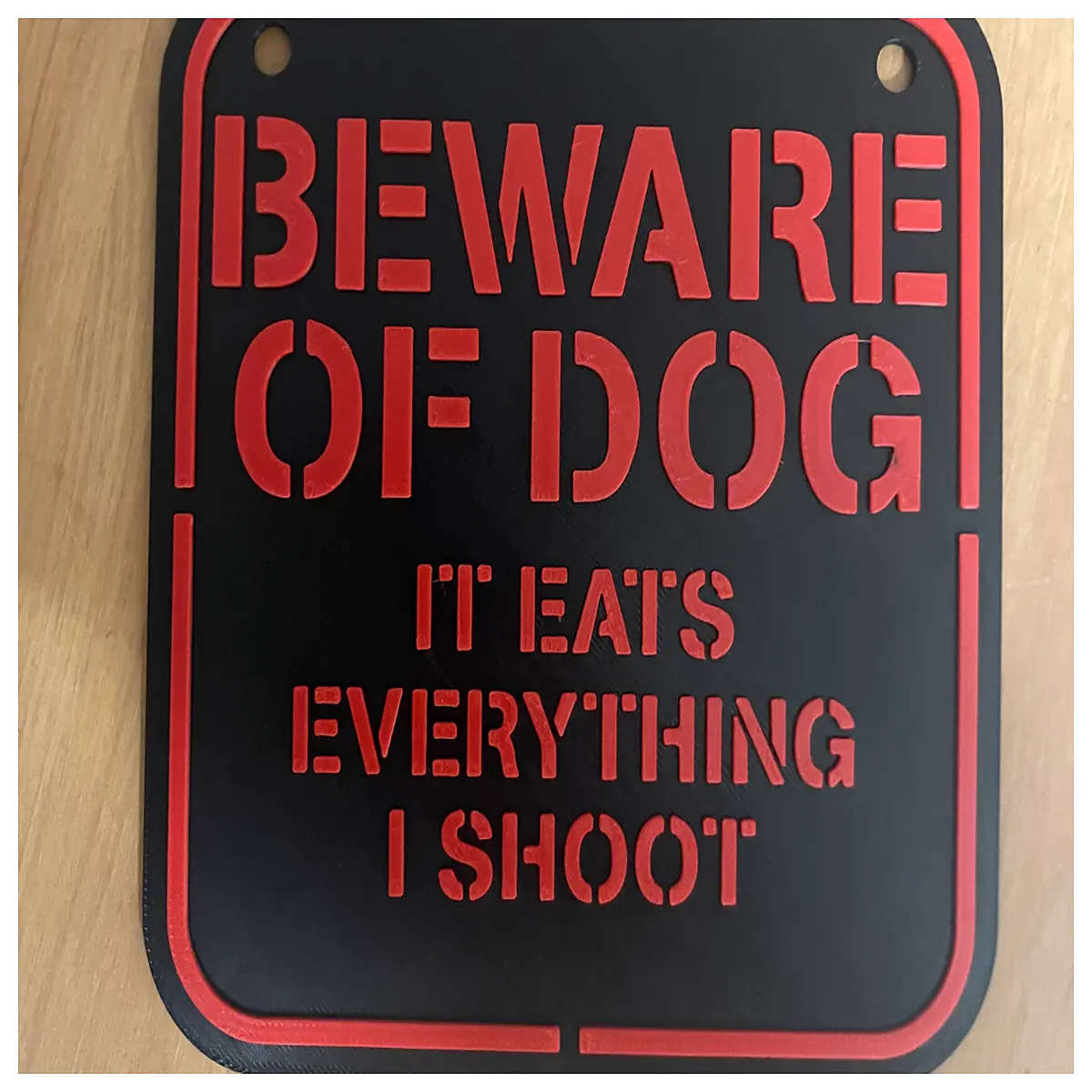 dog warning sign outdoor metal caution pet inside plastic sticker guard dog safety decal for gate fence