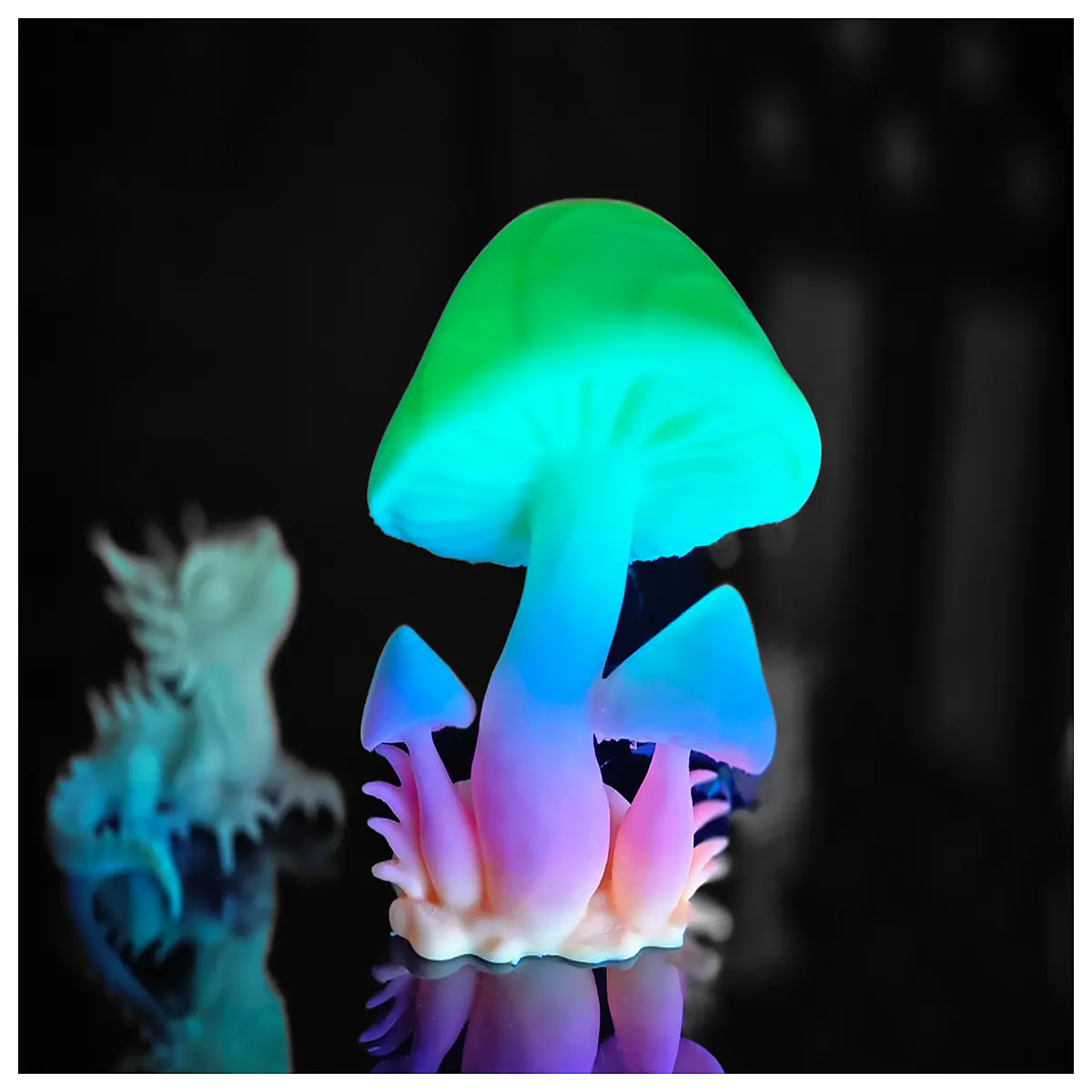 glowing mushroom night for kids room decor fairy garden aesthetic