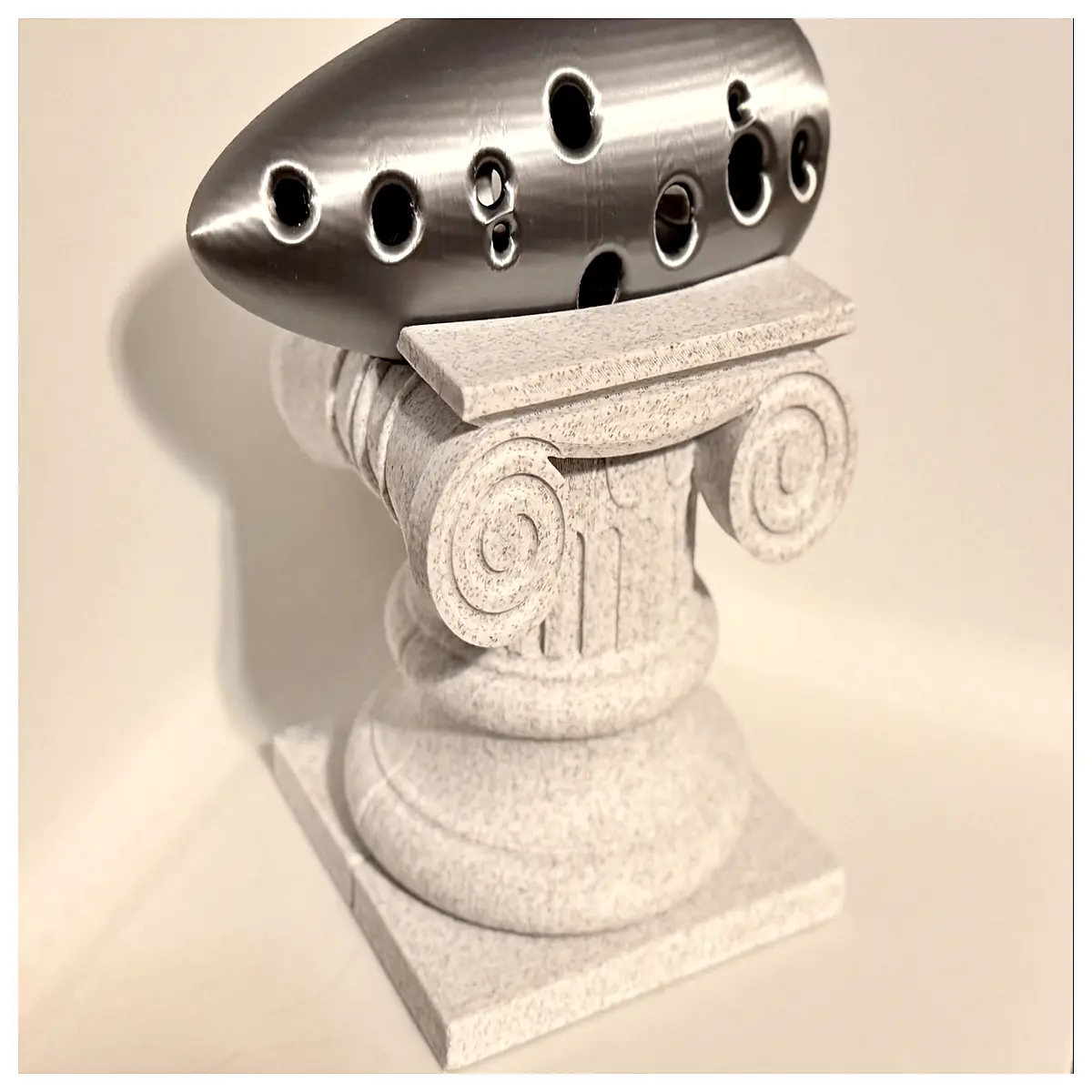 ocarina vertical holder for flute shelf music instrument storage rack