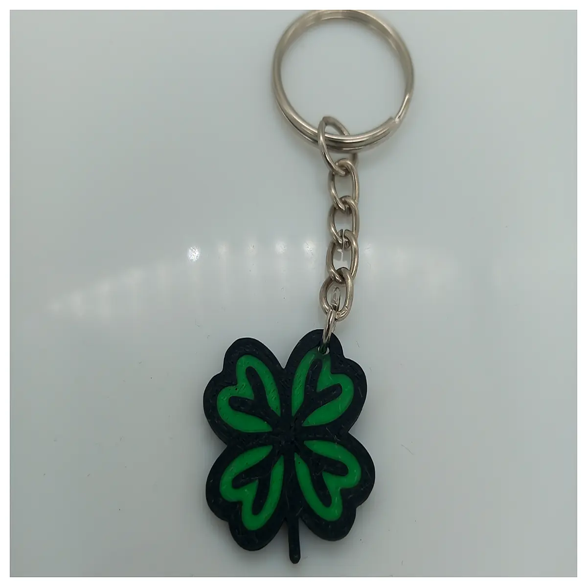 cute four leaf keychain for bag lucky charm accessory gift